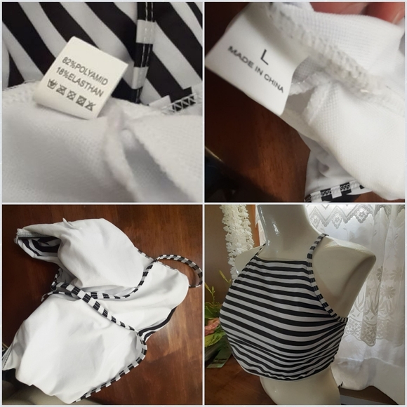 NWT {2 Bikini Tops} Shekini Large - Picture 15 of 16